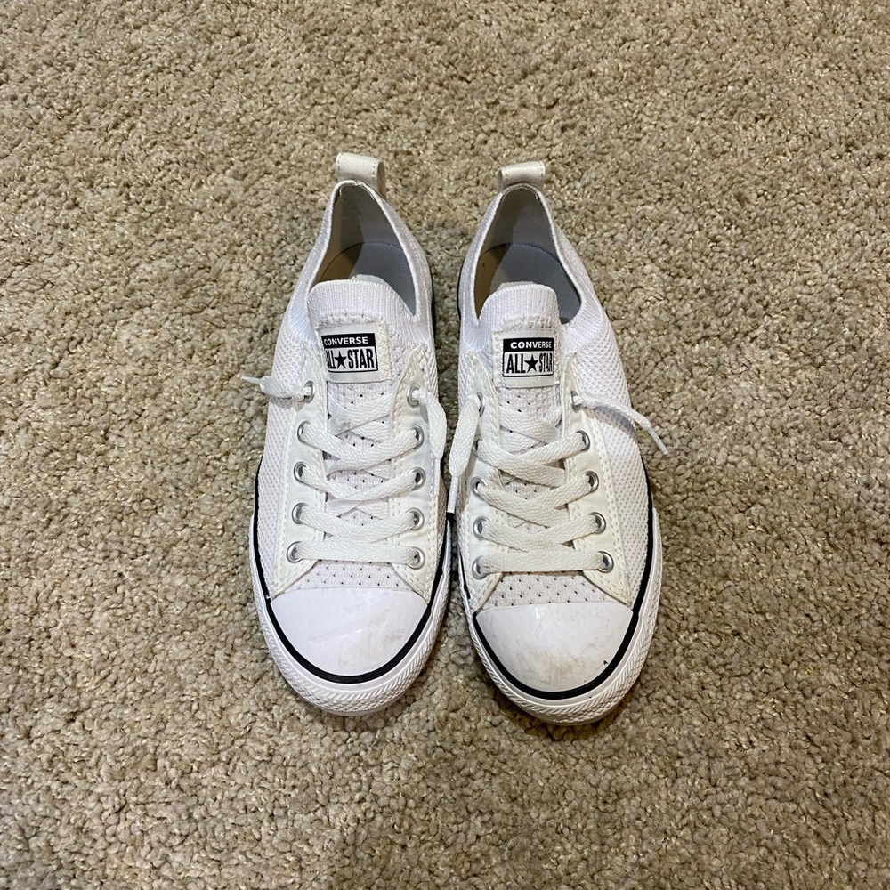 Converse White Low-Top Sneakers